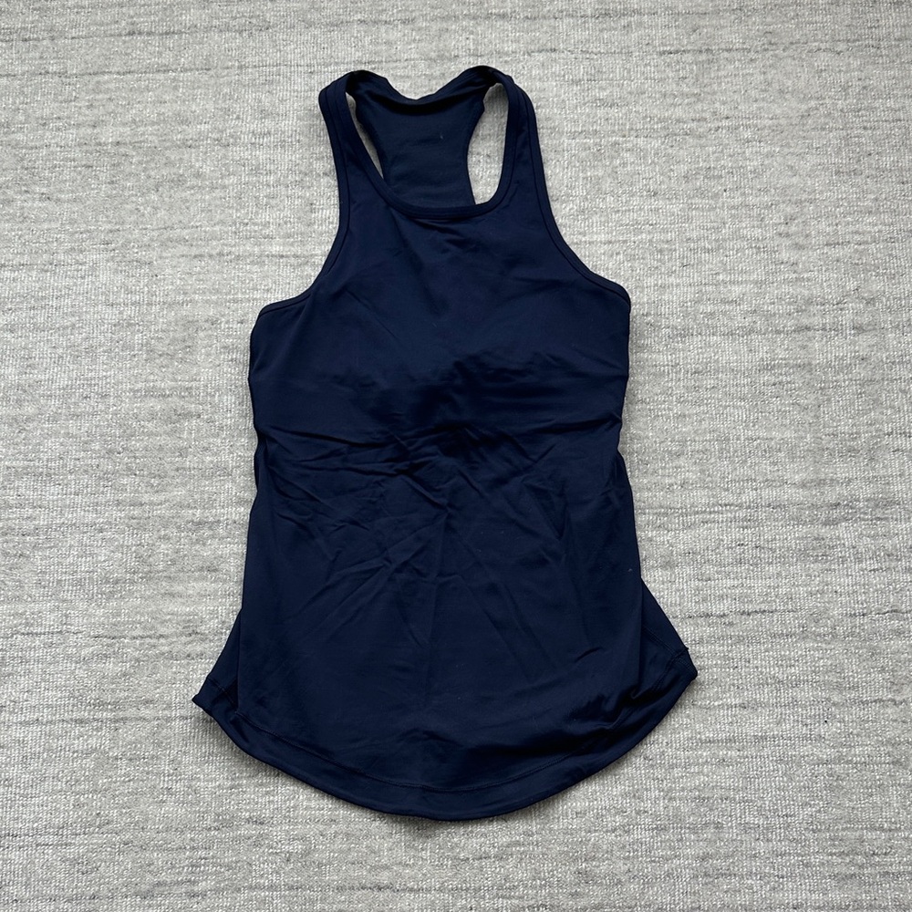 Lululemon Women's Navy Racerback Athletic Tank Top